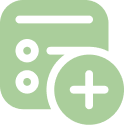 List with a plus icon